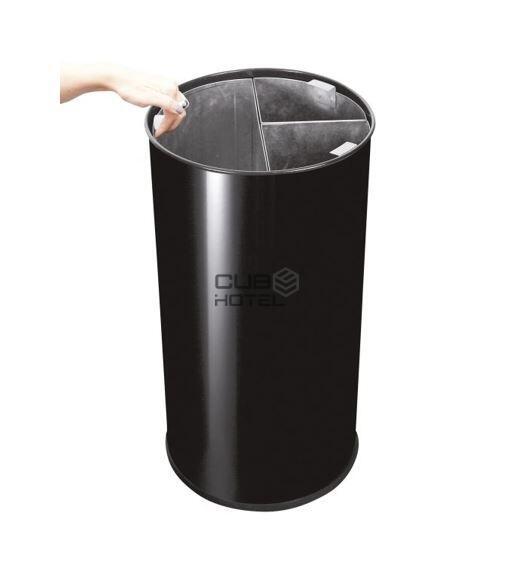 Balde Ecoponto Preto 60L
